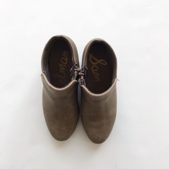 Sam Edelman taupe petty booties VGUC size 11 - Picture 3 of 10